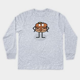 Disgruntled Pancakes Kids Long Sleeve T-Shirt